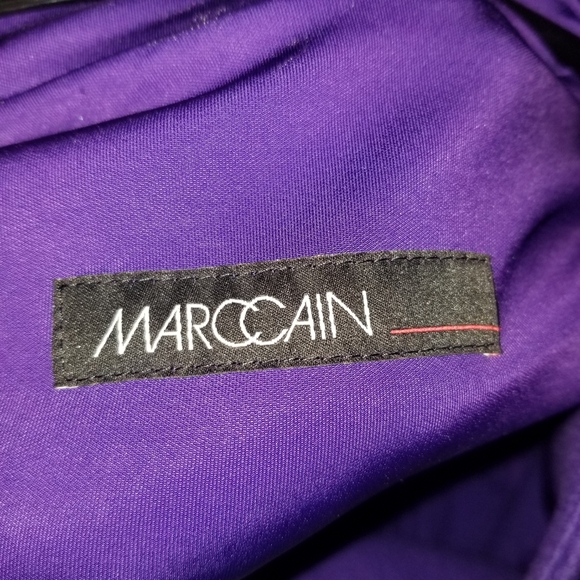 Marccain purple wool blazer sz 4 - Picture 3 of 7